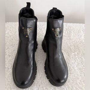 Guess Combat Boots-Black